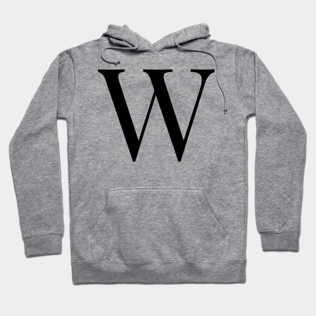 Alphabet W Hoodie by maro_00